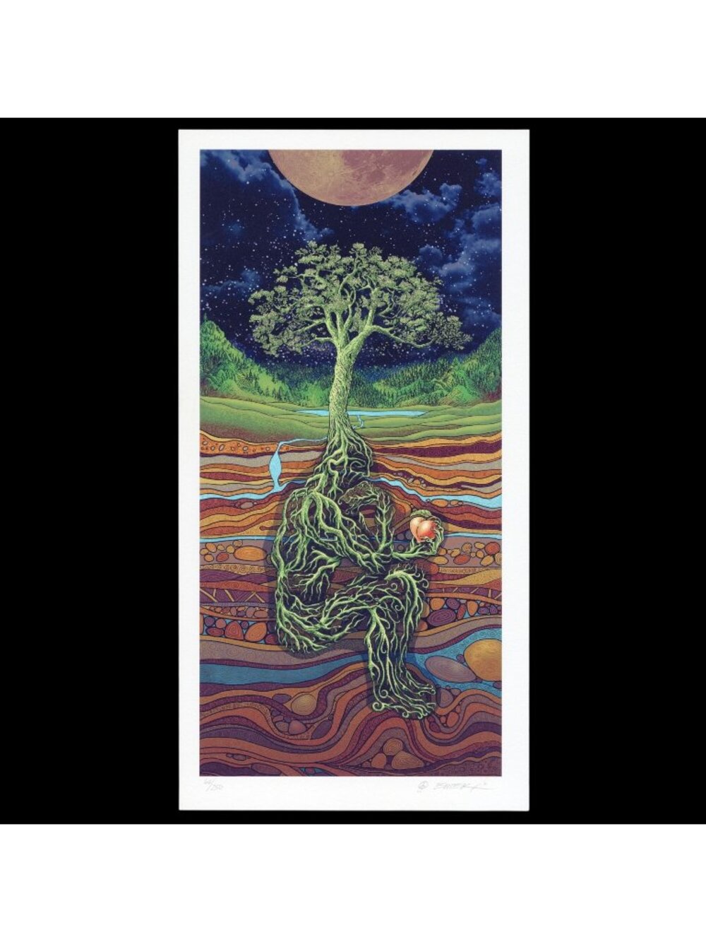 Emek 2011 Oregon Country Fair Night Signed & Numbered Giclée Print, 60/250